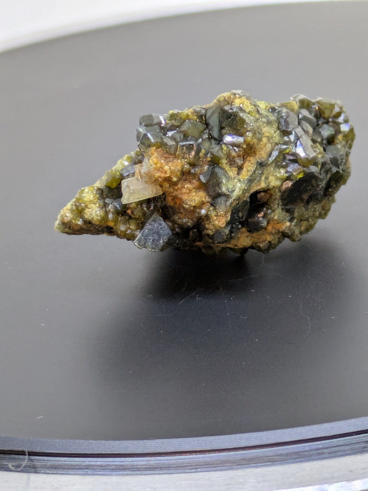 Demantoid Garnet on Matrix