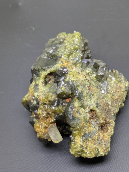 Demantoid Garnet on Matrix